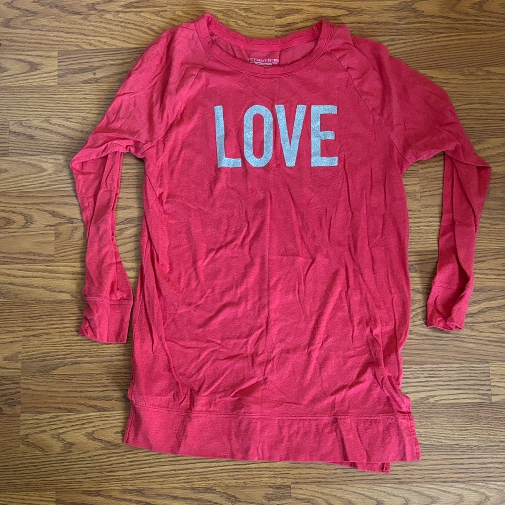 Victoria’s Secret long-sleeve sleep shirt